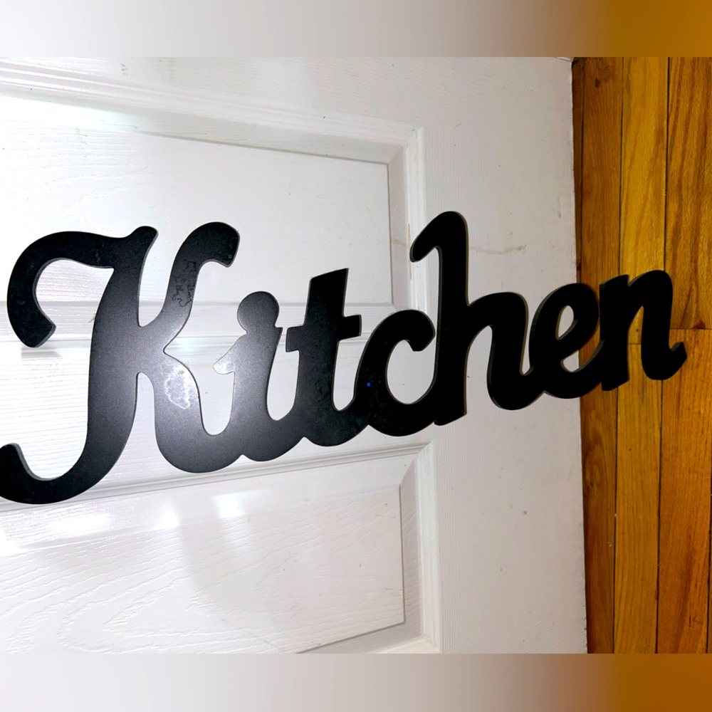Wood kitchen sign. Hobby lobby wall decor